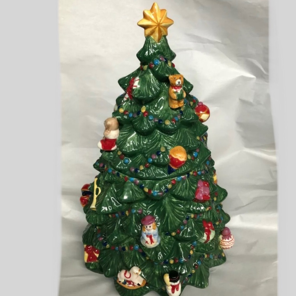 Christopher Radko Christmas Tree Cookie Jar
